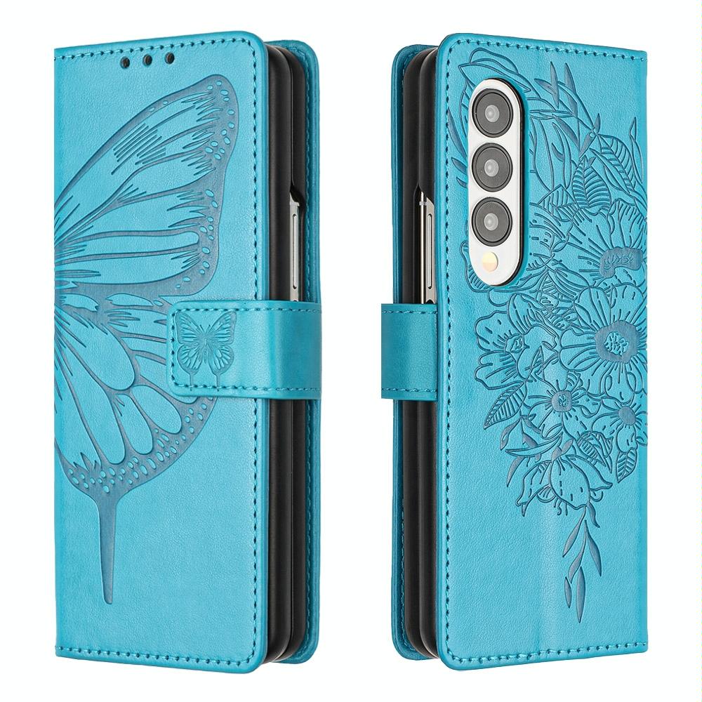 NNEDSZ Butterfly Embossed Leather Phone Case - Green