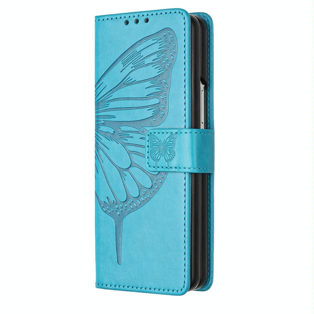 NNEDSZ Butterfly Embossed Leather Phone Case - Green