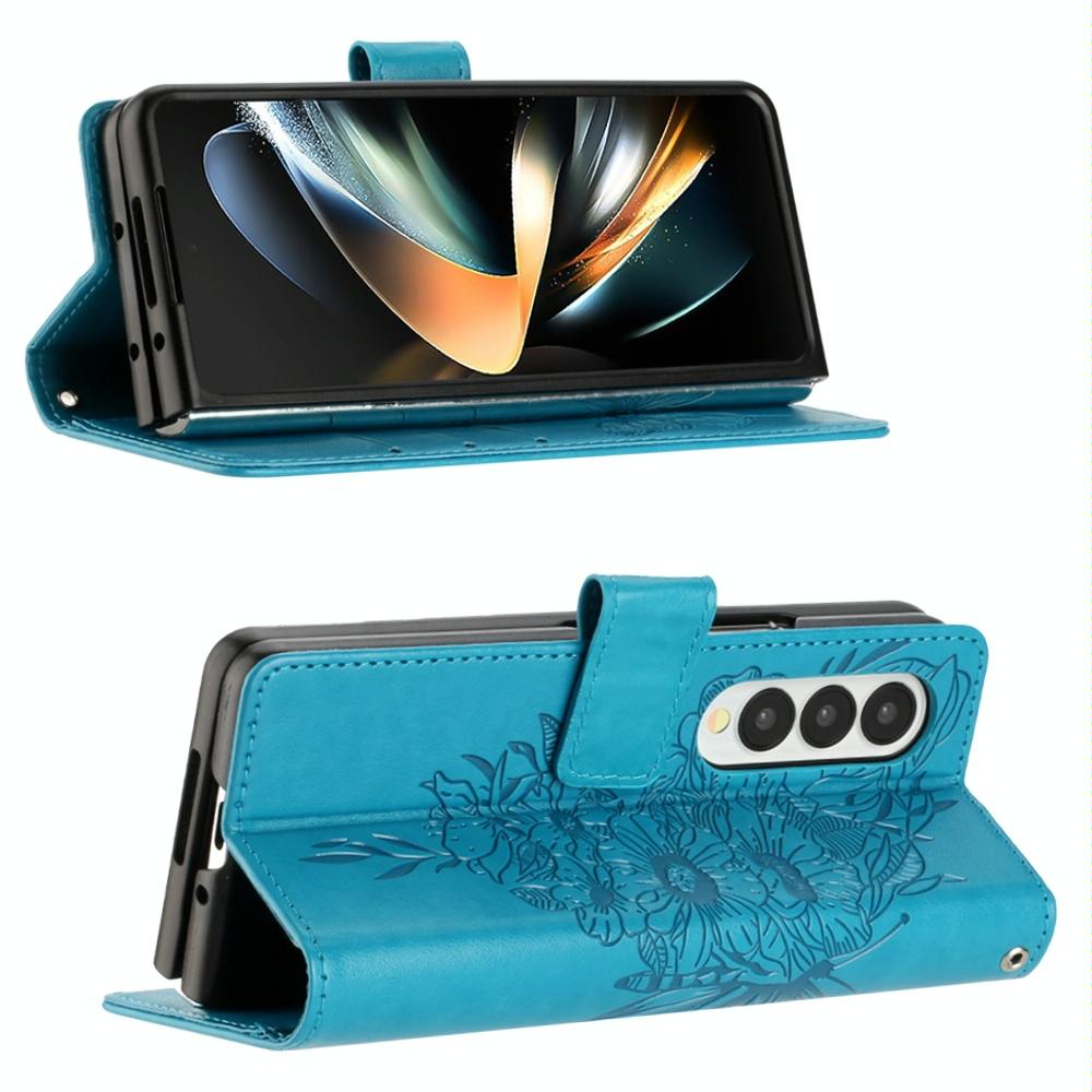 NNEDSZ Butterfly Embossed Leather Phone Case - Green