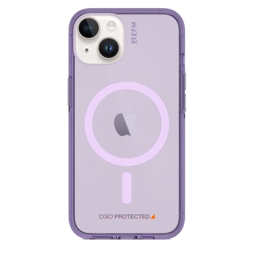 NNEDSZ EFM Alta Case Magsafe Armour with D3O Crystalex For iPhone 13 (6.1")/iPhone 14 (6.1") - Purple